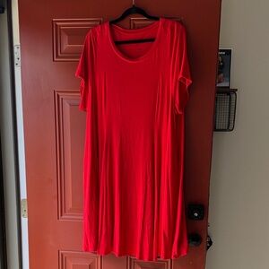 Torrid Vibrant Red Women's Tunic Top